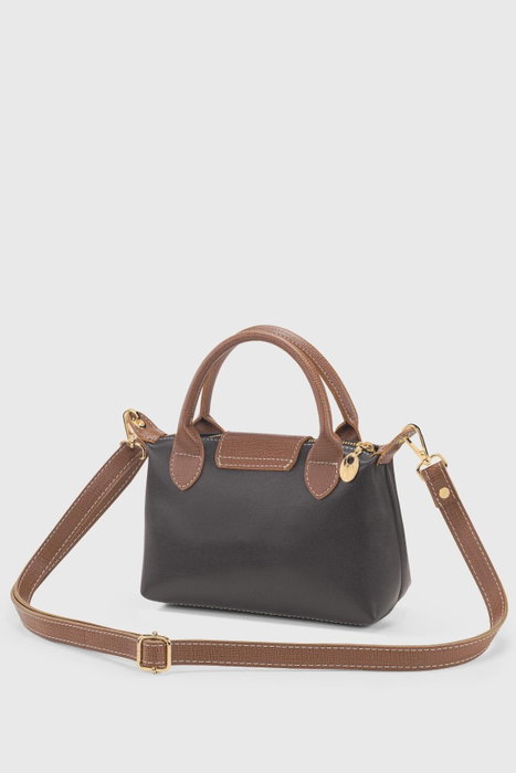 Zoozie Bags 255 - Black v4 Bolso de Hombro de Cuero PU Negro para Mujer Elegante y Sofisticada